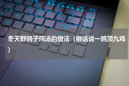 冬天野鸽子炖汤的做法（俗话说一鸽顶九鸡）