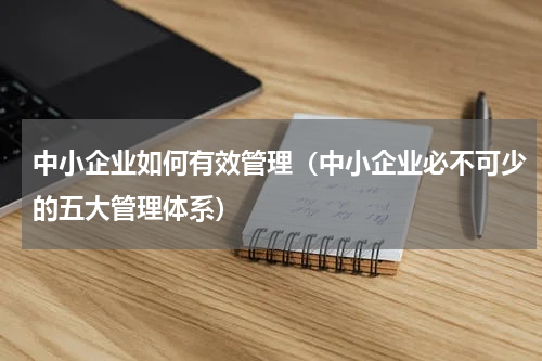 中小企业如何有效管理（中小企业必不可少的五大管理体系）