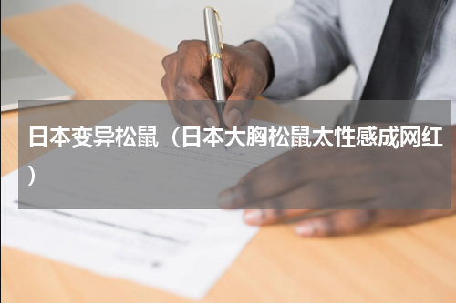 日本变异松鼠（日本大胸松鼠太性感成网红）