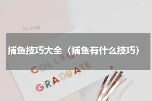 捕鱼技巧大全（捕鱼有什么技巧）