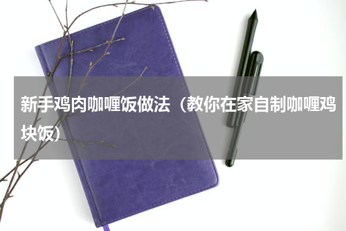 新手鸡肉咖喱饭做法（教你在家自制咖喱鸡块饭）