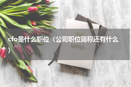 cfo是什么职位（公司职位简称还有什么）