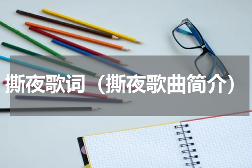 撕夜歌词（撕夜歌曲简介）