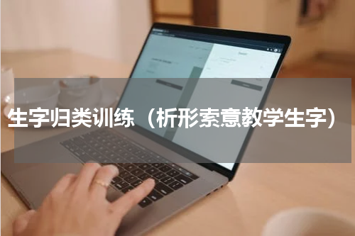 生字归类训练（析形索意教学生字）