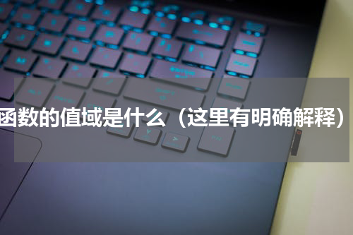 函数的值域是什么（这里有明确解释）
