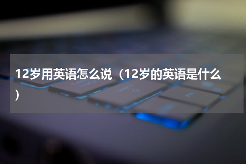 12岁用英语怎么说（12岁的英语是什么）