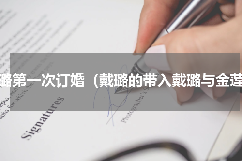 戴璐第一次订婚（戴璐的带入戴璐与金莲）