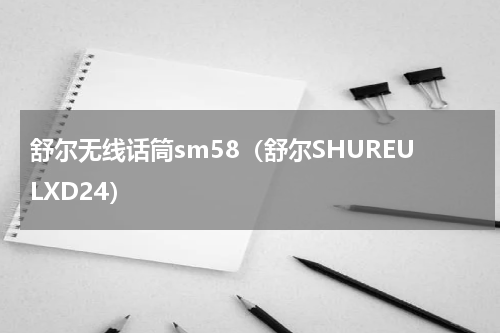 舒尔无线话筒sm58（舒尔SHUREULXD24）