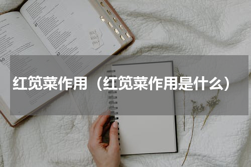 红笕菜作用（红笕菜作用是什么）