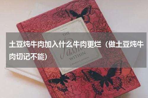土豆炖牛肉加入什么牛肉更烂（做土豆炖牛肉切记不能）