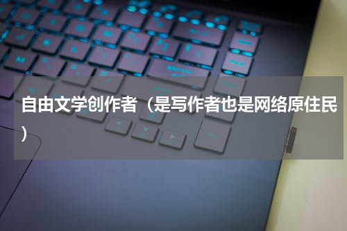 自由文学创作者（是写作者也是网络原住民）
