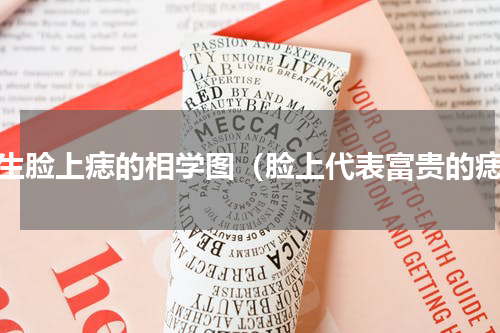 女生脸上痣的相学图（脸上代表富贵的痣）