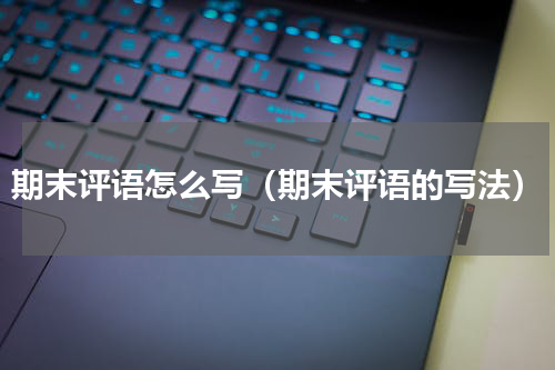 期末评语怎么写（期末评语的写法）