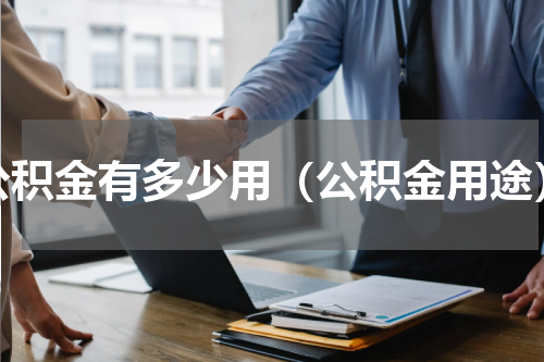 公积金有多少用（公积金用途）