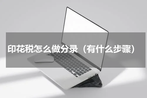 印花税怎么做分录（有什么步骤）