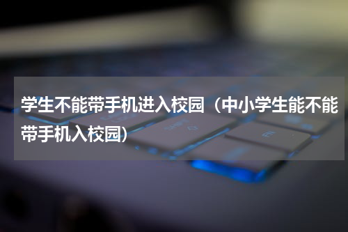 学生不能带手机进入校园（中小学生能不能带手机入校园）