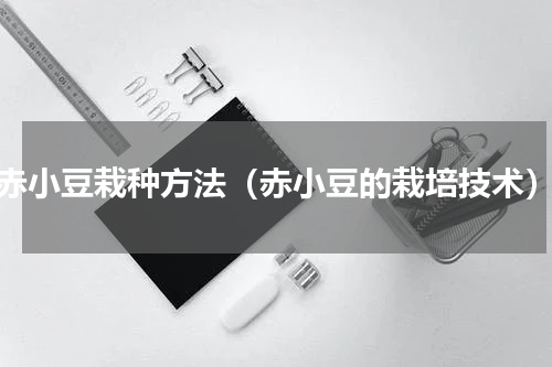 赤小豆栽种方法（赤小豆的栽培技术）