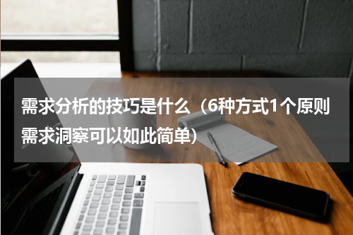 需求分析的技巧是什么（6种方式1个原则需求洞察可以如此简单）