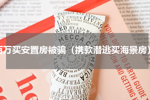 百万买安置房被骗（携款潜逃买海景房）