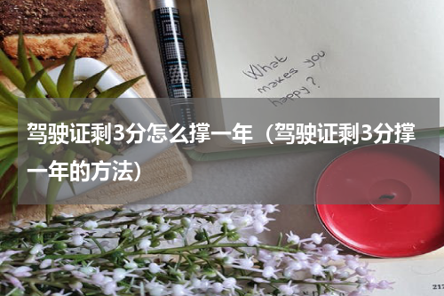 驾驶证剩3分怎么撑一年（驾驶证剩3分撑一年的方法）