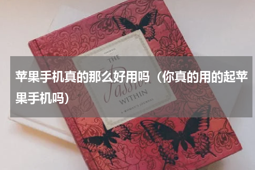 苹果手机真的那么好用吗（你真的用的起苹果手机吗）