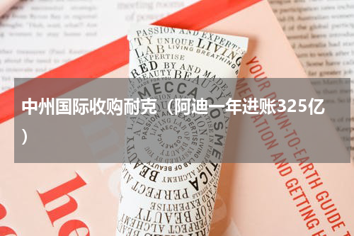中州国际收购耐克（阿迪一年进账325亿）