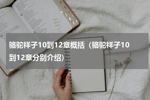 骆驼祥子10到12章概括（骆驼祥子10到12章分别介绍）