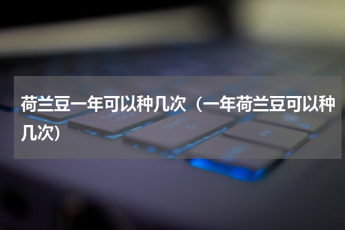 荷兰豆一年可以种几次（一年荷兰豆可以种几次）