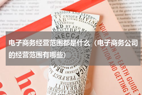 电子商务经营范围都是什么（电子商务公司的经营范围有哪些）