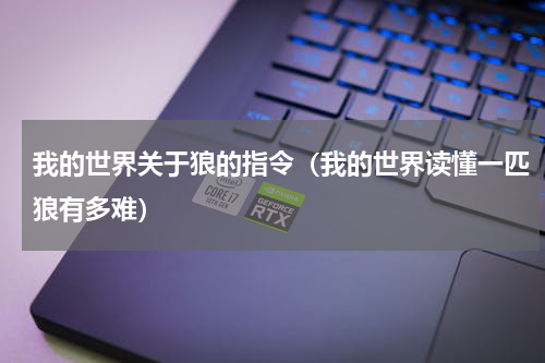 我的世界关于狼的指令（我的世界读懂一匹狼有多难）