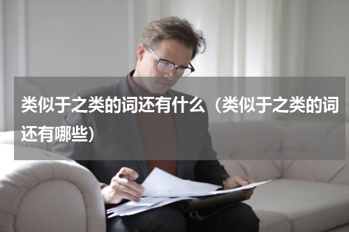 类似于之类的词还有什么（类似于之类的词还有哪些）
