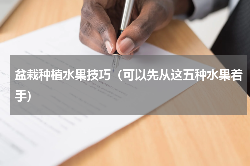 盆栽种植水果技巧（可以先从这五种水果着手）