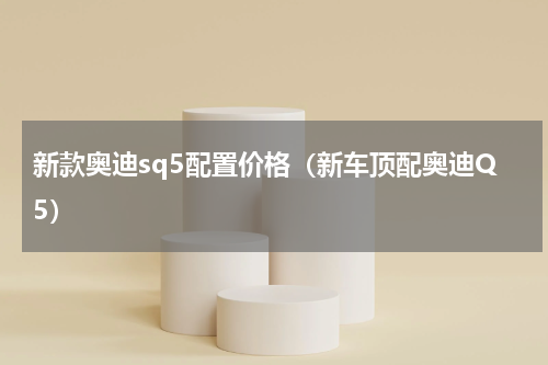 新款奥迪sq5配置价格（新车顶配奥迪Q5）