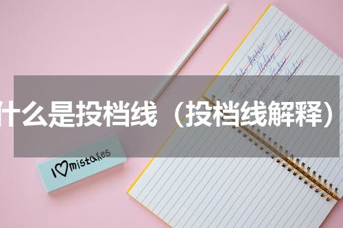 什么是投档线（投档线解释）