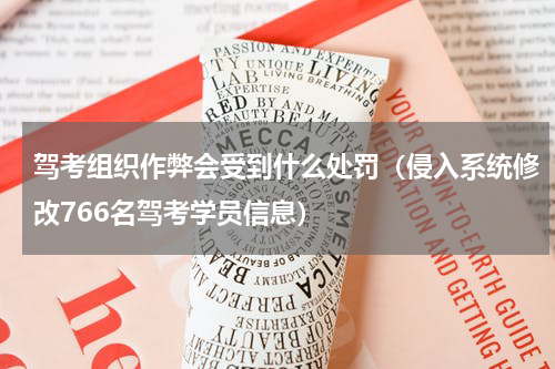 驾考组织作弊会受到什么处罚（侵入系统修改766名驾考学员信息）