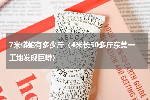 7米蟒蛇有多少斤（4米长50多斤东莞一工地发现巨蟒）