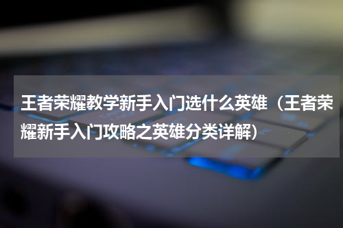 王者荣耀教学新手入门选什么英雄（王者荣耀新手入门攻略之英雄分类详解）