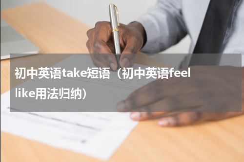 初中英语take短语（初中英语feellike用法归纳）