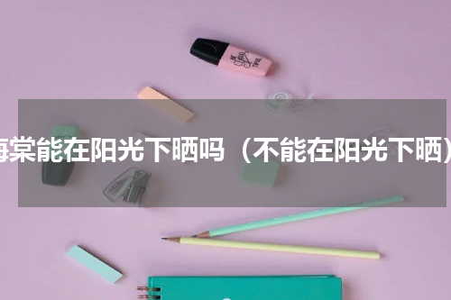 海棠能在阳光下晒吗（不能在阳光下晒）