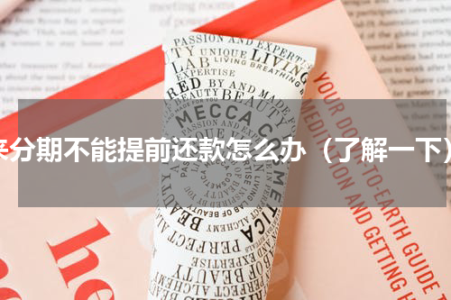 来分期不能提前还款怎么办（了解一下）