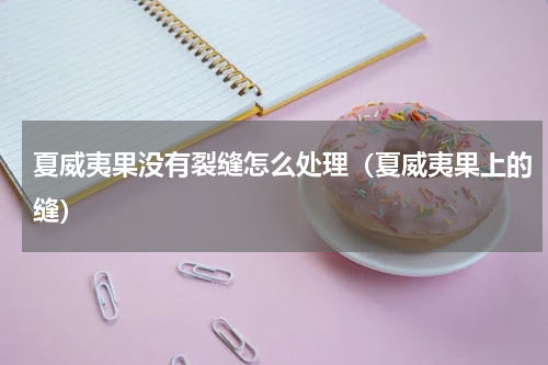 夏威夷果没有裂缝怎么处理（夏威夷果上的缝）