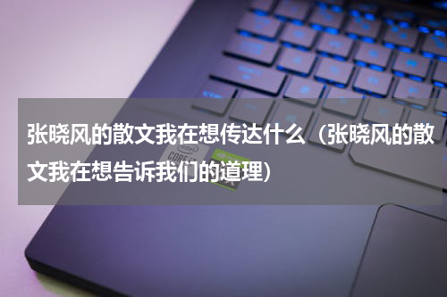 张晓风的散文我在想传达什么（张晓风的散文我在想告诉我们的道理）