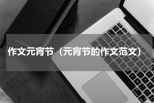 作文元宵节（元宵节的作文范文）