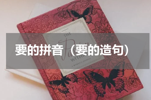 要的拼音（要的造句）