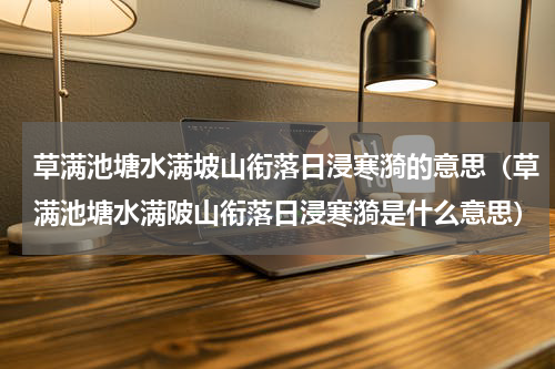 草满池塘水满坡山衔落日浸寒漪的意思（草满池塘水满陂山衔落日浸寒漪是什么意思）