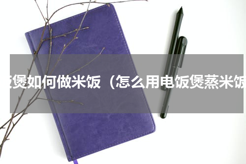 电饭煲如何做米饭（怎么用电饭煲蒸米饭）