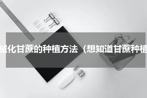 机械化甘蔗的种植方法（想知道甘蔗种植）