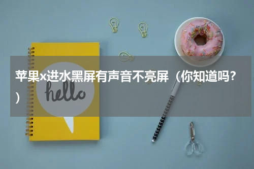 苹果x进水黑屏有声音不亮屏（你知道吗？）