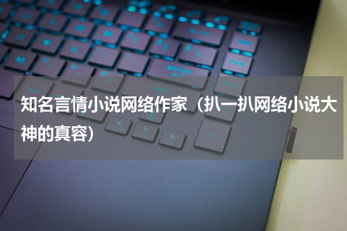 知名言情小说网络作家（扒一扒网络小说大神的真容）