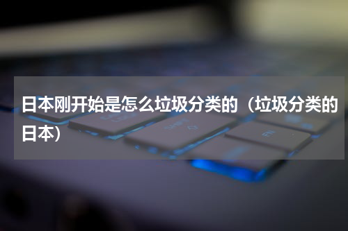 日本刚开始是怎么垃圾分类的（垃圾分类的日本）